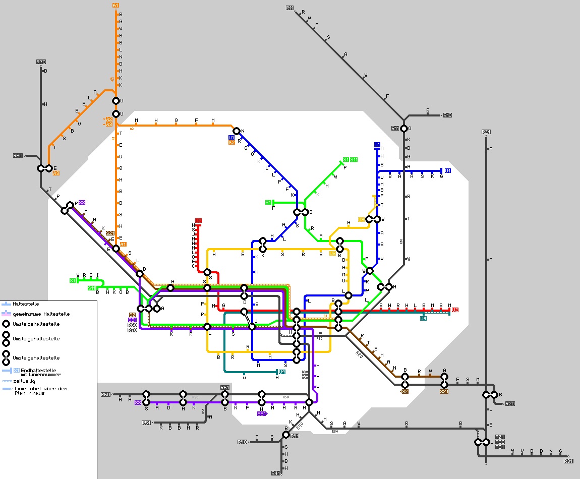 Schienenverkehr In Hamburg - Streckenpläne